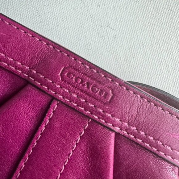 Coach Plum Purple Small Pouch Accessorie - Picture 6 of 6